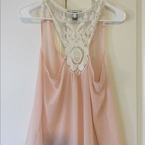 Lace tank top